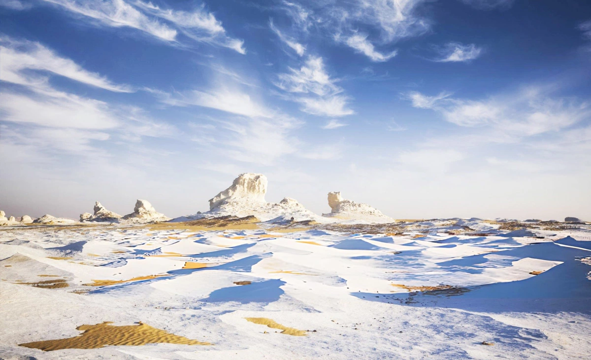 行程-埃及 尼羅河、薩哈拉綠洲、黑白沙漠15天-白色沙漠White Desert