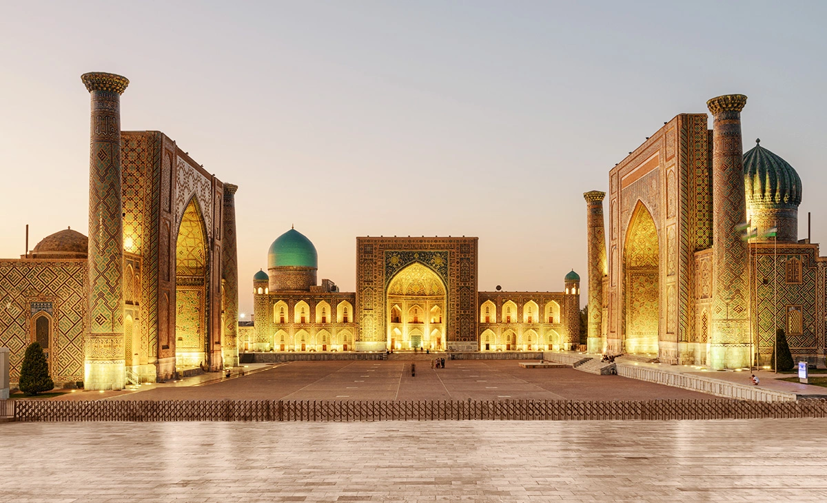 行程-中亞五國伊斯蘭之路18天-《雷吉斯坦廣場》Registan