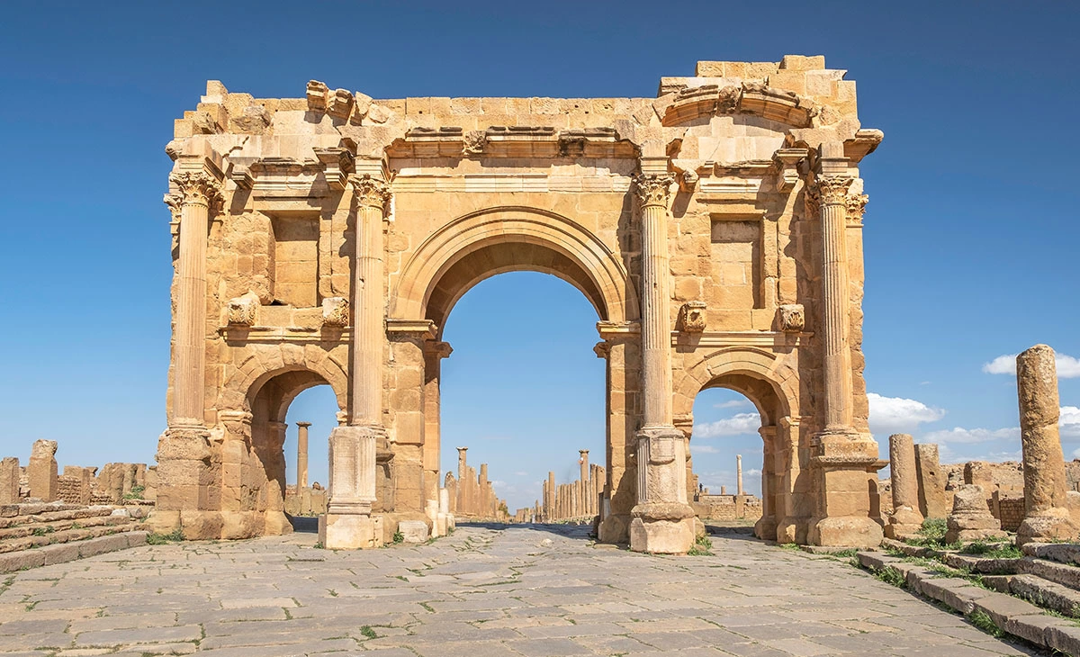 特色-阿爾及利亞古羅馬歷史遺風、撒哈拉沙漠14天-提姆加德Timgad