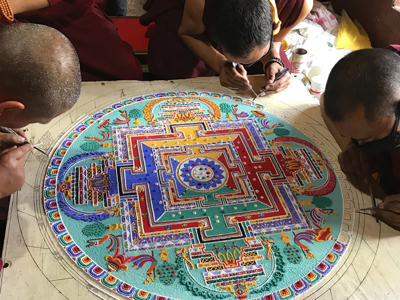 行程-印度-唐卡製作